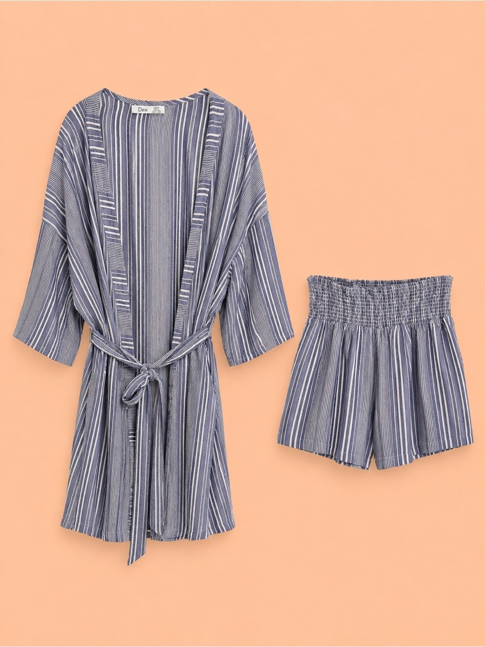 DEX KIMONO AND SHORT SET